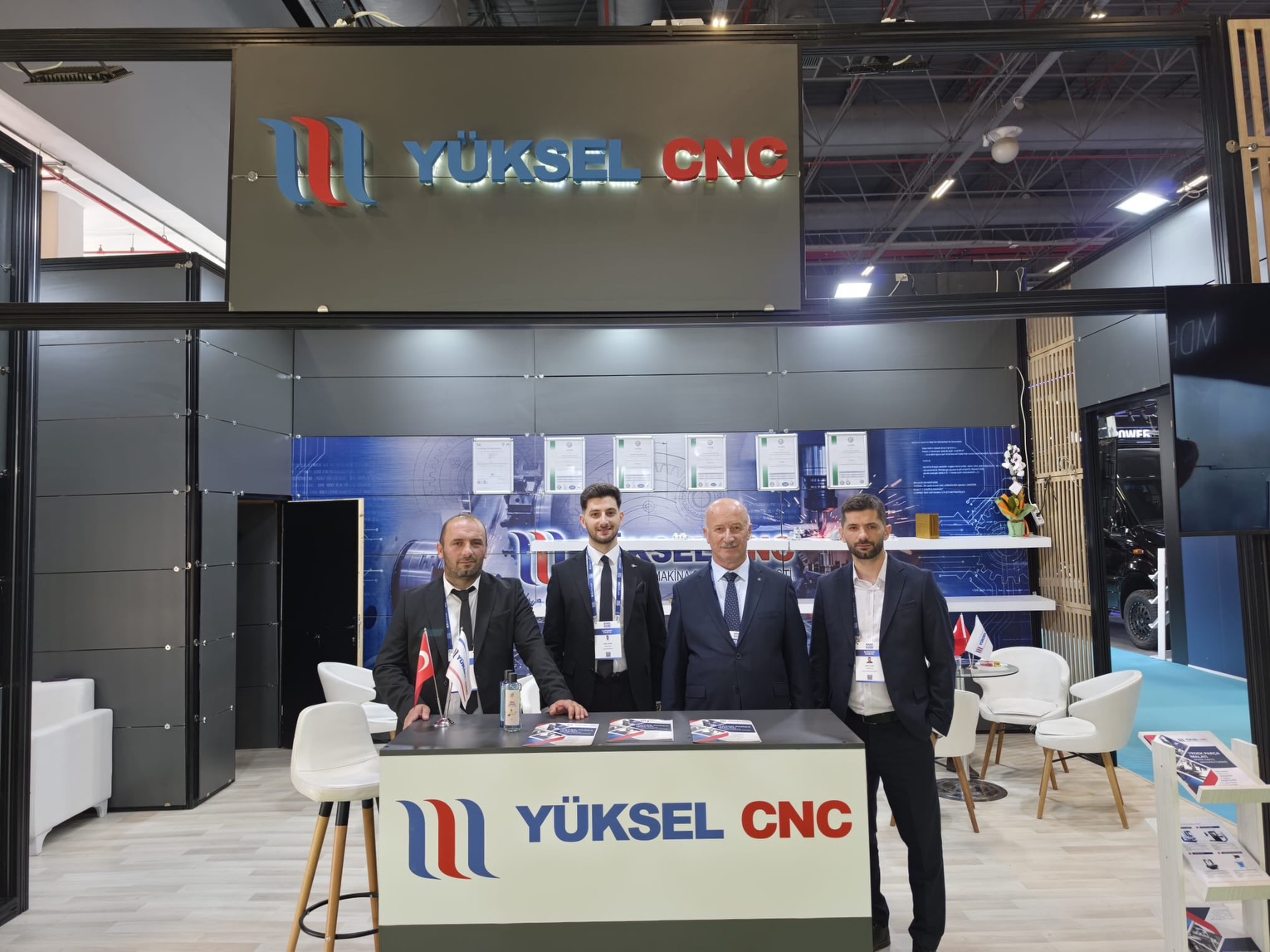 Yüksel CNC SAHA EXPO Stand Görünümü